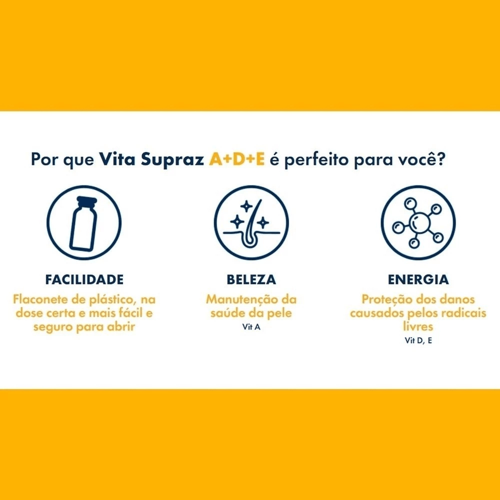 Suplemento Vita Supraz A+D+E Flaconete 3ml